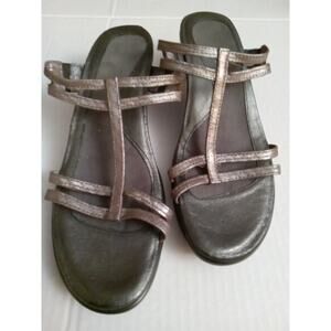 Naot Women's Size 8.5 Loop T-Strap Fashion Sandals, Brown, Summer, Casual